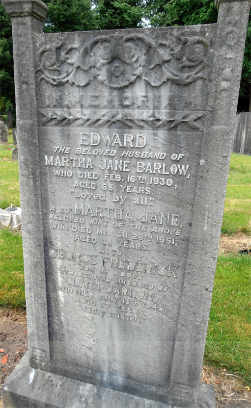 P/O George Frederick Barlow<br/><br /><br />died July 3rd, 1945